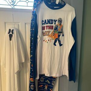 Baby Yoda XL Halloween Pajamas set